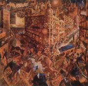 george grosz metropolis oil painting artist